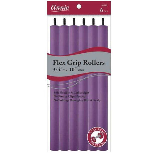 Annie Bendy Rollers - 19.1mm x 254mm (6pc Purple)